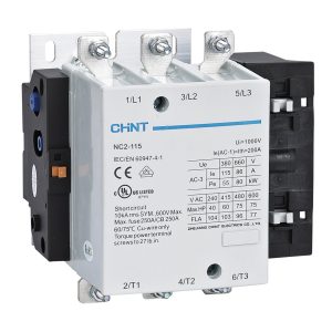NC2-115 220VAC CONTACTOR 115A AC3 220VAC 3P +NO+NC 60HZ CHINT  : CHINT
