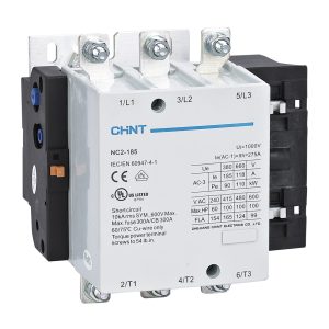 NC2-185 220VAC CONTACTOR 185A AC3 220VAC 3P +NO+NC 60HZ CHINT  : CHINT