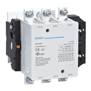 NC2-265 220VAC CONTACTOR 265A AC3 220VAC 3P +NO+NC 60HZ CHINT  : CHINT