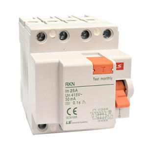 INTERRUPTOR DIFERENCIAL 4X25 A .30 m A LS  : LS