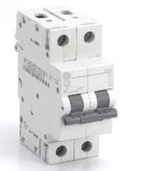 INTERRUPTOR TERMOMAGNETICO 6/10 KA 230V 2P 20A DG+  GENERAL ELECTRIC