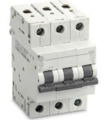 INTERRUPTOR  TERMOMAGNETICO 6/10 KA 230V 3P 50A DG+ GENERAL ELECTRIC