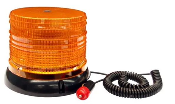 72B-Y CIRCULINA ESTROBOSCOPICA LED CON BASE IMANTADA 220VAC AMBAR MAXYM