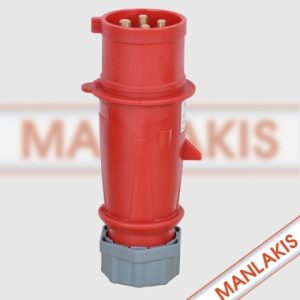 M252  ENCHUFE INDUSTRIAL 3P 16A + T 380/415V IP44 MANLAKIS