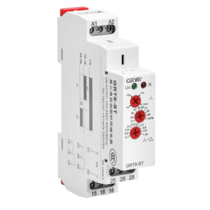 GRT8-ST AC/DC 12V~240V RELE ESTRELLA TRIANGULO  GEYA