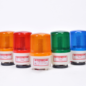 LTE-1101 LED CIRCULINA 220VAC AMBAR SIN AUDIO MAXYM