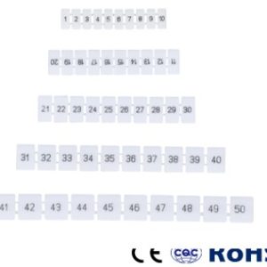 ZB 5 MARCADOR PARA BORNERA x10