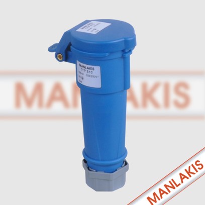 M510 TOMA AEREO 2P 16A+T IP44 MANLAKIS