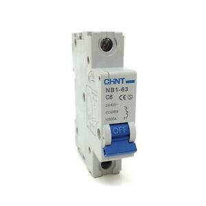 NXB-63 INTERRUPTOR TERMOMAGNETICO 1P 6A 6KA CHINT