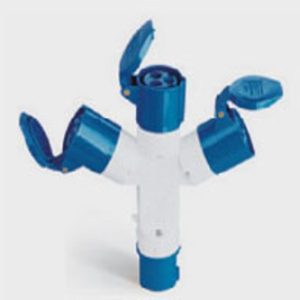 SOCKET MULTIPLE 220-250VAC 2P 16A 6H IP44 MANLAKIS