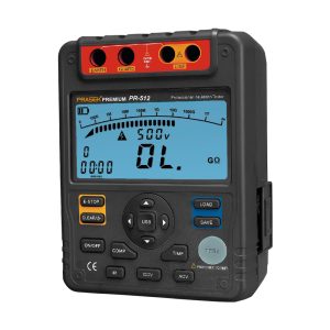 PR-512 MEGOMETRO DIGITAL 2500VAC C/ADAPTADOR "PRASEK PREMIUM"  : PRASEK