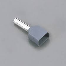 TERMINAL MANGUITO DOBLE GRIS TE-4012 12AWG X100 MAXYM