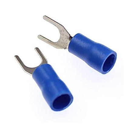 TERMINAL HORQUILLA AZUL SVS 2-4 5/32 X100 MAXYM