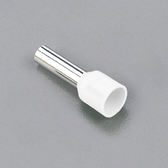 TERMINAL MANGUITO BLANCO WHITE E7508 22AWG X100 MAXYM