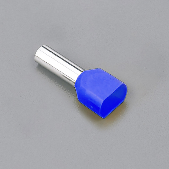 TERMINAL MANGUITO DOBLE AZUL TE-2510 14AWG X100 MAXYM