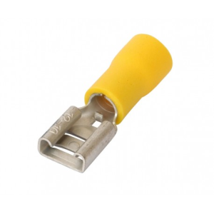 TERMINAL HEMBRA AMARILLA STD FDD5.5-250 X100 MAXYM