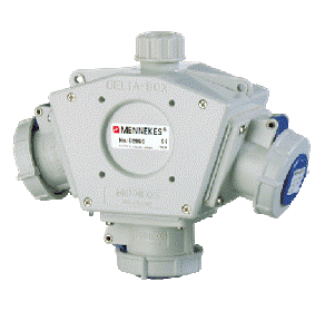 SOCKET MULTIPLE DELTA BOX 2P 16A+T 220-250VAC IP67 MANLAKIS