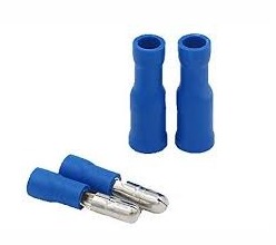 TERMINAL ESPIGA AZUL HEMBRA  FRD 2-195  X100 MAXYM