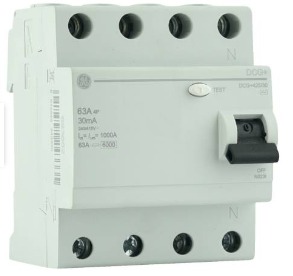 INT. DIFERENCIAL 4P 63A 30mA KG GE  : GENERAL ELECTRIC