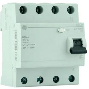 INT. DIFERENCIAL 4P 40A 30mA KG GE  : GENERAL ELECTRIC