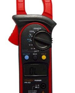 PR-103 PINZA AMPERIMETRICA DIGITAL "PRASEK PREMIUM" : PRASEK