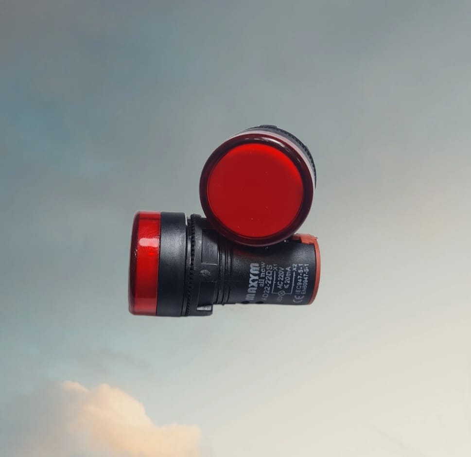 AD22-22DS PILOTO DE SEÑALIZACION LED 22mm 220VAC ROJO MAXYM