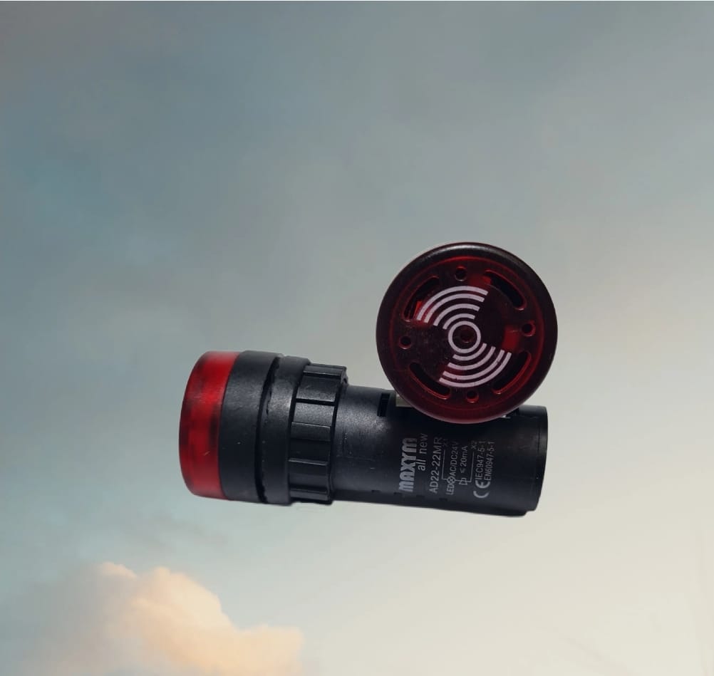 AD22-22MG 24V PILOTO ZUMBADOR BUZER 22MM ROJO 24VAC/DC MAXYM