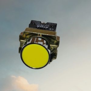 LAY5-BA51 PULSADOR RASANTE 22MM AMARILLO NO MAXYM