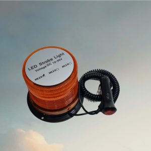 30-Y CIRCULINA ESTROBOSCOPICA LED BASE IMANTADA 10-30VDC AMBAR MAXYM