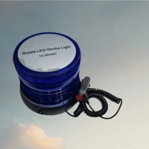 72-A CIRCULINA ESTROBOSCOPICA Y ROTATIVO LED 10-30VDC AZUL MAXYM