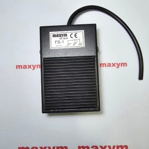 TFS-01 SWITCH PEDAL NEGRO METAL  12-380V, 5A MAXYM