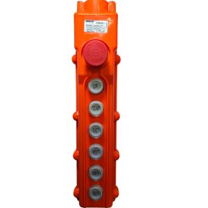 COB-63H TECLE DE MANDO NARANJA 6 PULSADORES + EMERGENCIA MAXYM
