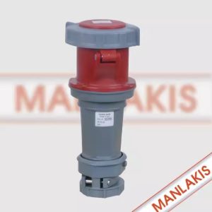 M1117 TOMACORRIENTE INDUSTRIAL AEREO 3P 63A + T IP67 MANLAKIS