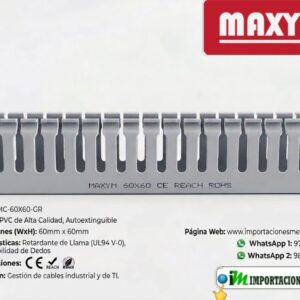 CANALETA RANURADA 60X60 x 2mt   MAXYM