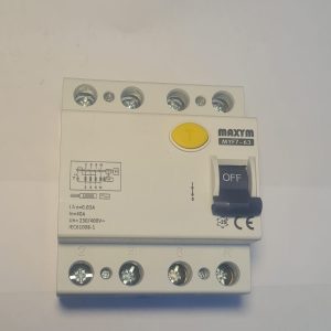 INTERRUPTOR DIFERENCIAL 4P 40A 30MA MAXYM  : MAXYM