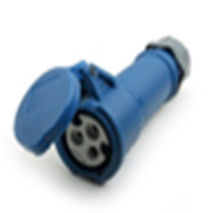 M525 TOMA CORRIENTE INDUSTRIAL AEREO 3P 32A + T IP44 AZUL MANLAKIS