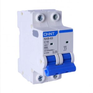 NXB-63 INTERRUPTOR TERMOMAGNETICO 2P 16A 6KA CHINT