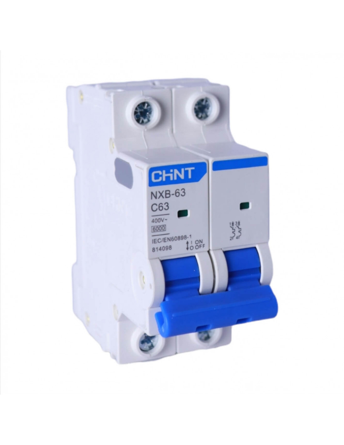 NXB-63 INTERRUPTOR TERMOMAGNETICO 2P 2A 6KA CHINT