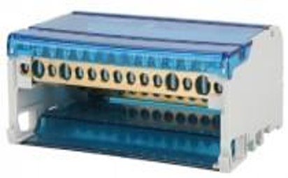 REPARTIDOR 4x15 500V/125A- 35mm2 L134/H50/W90 mm